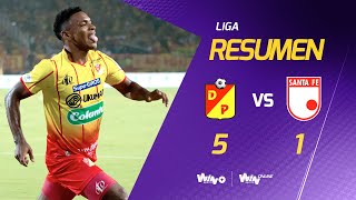 Pereira vs Santa Fe Resumen y goles  Liga BetPlay Dimayor 20222  Cuadrangulares  Fecha 5 [upl. by Aikit]