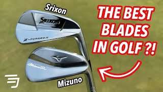 These BLADES are FORGIVING   Srixon ZForged II vs Mizuno Pro 241  Test  Review [upl. by Jollenta]