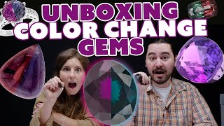 Unboxing 6 Color Change Gems  Alexandrite Garnet amp More [upl. by Plate]