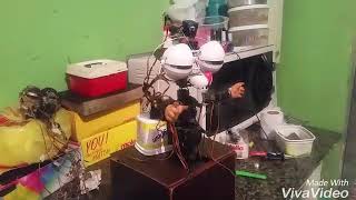 Robo animatronic brasil test [upl. by Janna35]