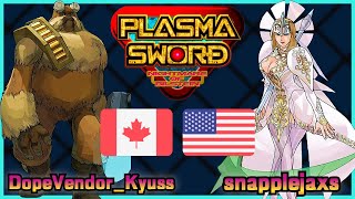 Plasma Sword  Nightmare of Bilstein  DopeVendorKyuss 🇨🇦 VS 🇺🇸 snapplejaxs  FLYCAST FIGHTCADE 2 [upl. by Penelopa]