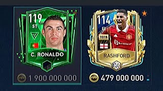 RONALDO VS RASHFORD FIFA Mobile CARDS [upl. by Sosthina726]