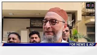 AIMIM President Barrister asadowaisi speaks to media on nonsense being spewed by BJP4India leaders [upl. by Norvun363]