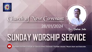 Sunday Worship Service 28012024 Church of New Covenant Shalemjada conc [upl. by Adiraf741]