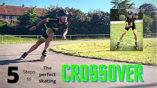 Skating crossover  5 rules to skate like a pro [upl. by Jillie]