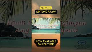 Bing Rodrigo  Gintong Araw Official Karaoke Dyna Music Entertainment bingrodrigo karaoke opm [upl. by Ecikram396]