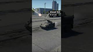 Information about Wiesel 1A4 war thunder warthunder gaming tank memes toptier games shorts [upl. by Trista]