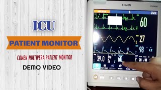 ICU Multipara Patient Monitor  Comen STAR8000 Patient multipara monitor Demo video [upl. by Abdulla]