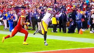 MIKE WILLIAMS GAME WINNING TOUCHDOWN PITTSBURGH STEELERS VS WASHINGTON COMMANDERS  NFL  NOVEMBER [upl. by Borreri]