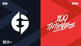 EG vs 100  Week 2 Day 2  LCS Spring Split  Evil Geniuses vs 100 Thieves 2022 [upl. by Natale]