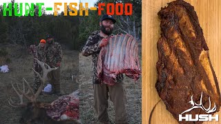 COOKING AN ENTIRE RACK OF ELK RIBS [upl. by Ritch471]