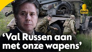 Blinken Oekraïne mag Russisch grondgebied aanvallen met Amerikaanse wapens [upl. by Ylrebmic264]