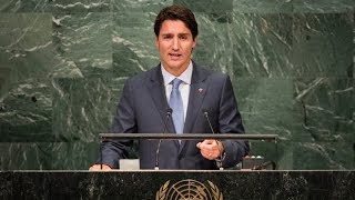 Justin Trudeau at the United Nations  Full UN speech from Canadas prime minister [upl. by Almeda]