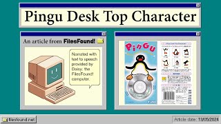 Pingu Desk Top Character [upl. by Stalker]