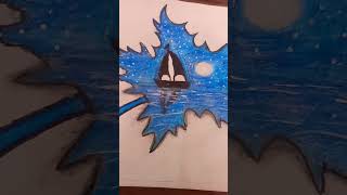 Nisarg drawing in boat [upl. by Settle]