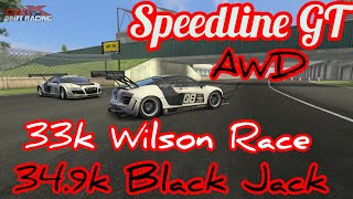 CarX Drift Racing AWD Speedline GT 33k Wilson Race amp Setup Race Mode 349k Black Jack Liberty [upl. by Adidnac305]