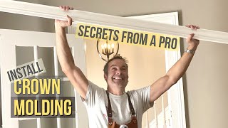 quotUpside down and backwardsquot How to install crown molding [upl. by Nolaf]