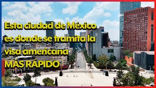 Visa americana La ciudad en México donde se tramita MÁS RÁPIDO [upl. by Ahsiryt]