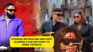 Eyindiiiiii boyokatina nini Koffi Olomide ayaki matanga ya Mimie Tshikeva [upl. by Tanaka]