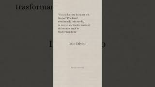 Italo Calvino letteratura frasi perte [upl. by Dareece]