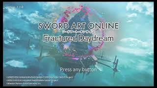 Sword Art Online Fractured Daydream Story Mode Blind Part 1 [upl. by Ongineb843]