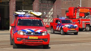 Primeur SURF RESCUE TEAM Brandweer Scheveningen 7109  7141 met spoed naar Strand Noord [upl. by Vtehsta996]