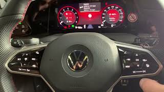 VW Golf 8 service reset [upl. by Llenyl]