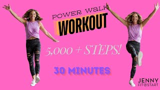 30 min POWER WALK for Everyone [upl. by Elleuqar]