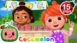 Summer Lemonade Stand with my BFF  MORE CoComelon Nursery Rhymes amp Kids Songs [upl. by Anilocin447]