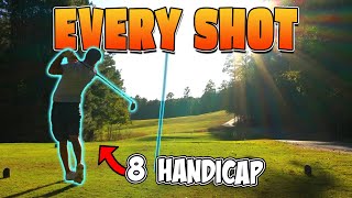 EVERY SHOT of an 8 Handicap Golfer  Waterford Golf Club [upl. by Jefferson545]