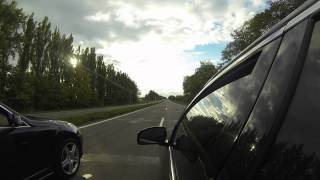 Infiniti G35x vs Mercedes S500 2008 W221 4matic Part 1 [upl. by Friend229]