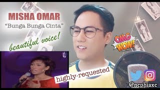 Misha Omar  Bunga Bunga Cinta Live In AJL 2003 HD  REACTION [upl. by Rolland]