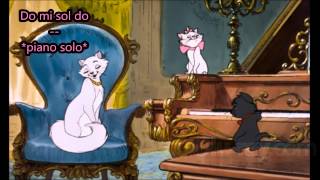 Scales and Arpeggios w lyrics From Disneys quotThe Aristocatsquot [upl. by Anyek]