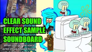 what the skibidi squidward sound effect rodger bumpass voice actor soundboard [upl. by Akeem]