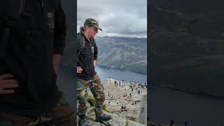 Hiking in Norway preikestolen [upl. by Fair]