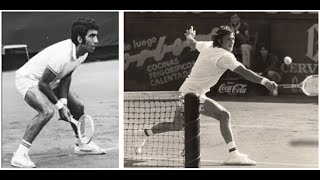 Ilie Nastase def Manuel Orantes at CT Valencia Clip 2Final Open 1975 [upl. by Aleekat]