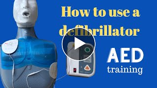 How To Use a Defibrillator AED Training [upl. by Margarethe]