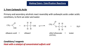 Reactions of Alcohols  Esterification A2 Chemistry [upl. by Tiersten]