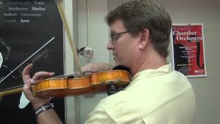 Parallel or Straight Bowing Trick for Violin [upl. by Marven195]