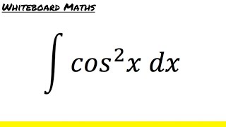 Integral of cos2 x [upl. by Tranquada]