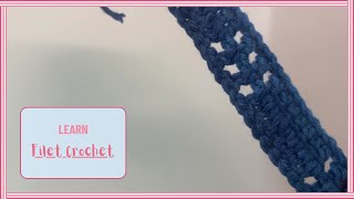 HOW TO DO FILET CROCHET  The series of stiches Part 2  The Crochet Corner [upl. by Estis912]