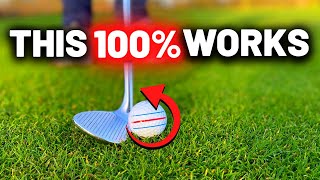 This SUPER SIMPLE drill will 100 help you to SPIN CHIP SHOTS [upl. by Acnoib]