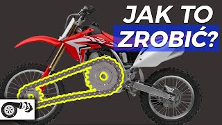 Czy motocykl musi mieć napęd na tył Jak połączyć napęd z przednim kołem [upl. by Eerhs]