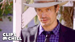 A Lot Could Go Wrong With a Draw  Justified Timothy Olyphant [upl. by Lyrrehs]