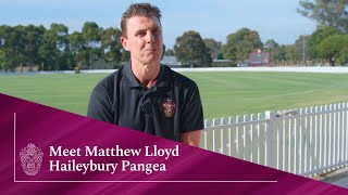 Haileybury Pangea  Meet Matthew Lloyd [upl. by Len211]