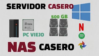 Como Montar un SERVIDOR CASERO en Windows 10  LIVE 63 [upl. by Eisenberg762]