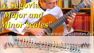 A Segovia quotDiatonic Major and Minor Scalesquot  Gitarrenunterricht in Bamberg [upl. by Drucilla]