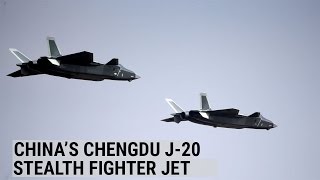 China unveils Chengdu J20 stealth fighter jet [upl. by Merete]