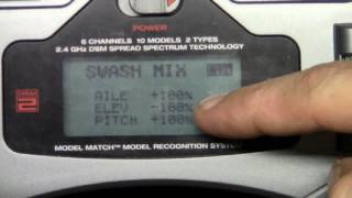 DX6i HowTo Part 4 Binding Swash Throttle amp Pitch Curves [upl. by Hanway967]