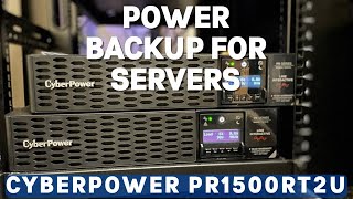 CyberPower PR1500RT2U Review amp Walkthrough  Multi Deployed [upl. by Ynavoeg]